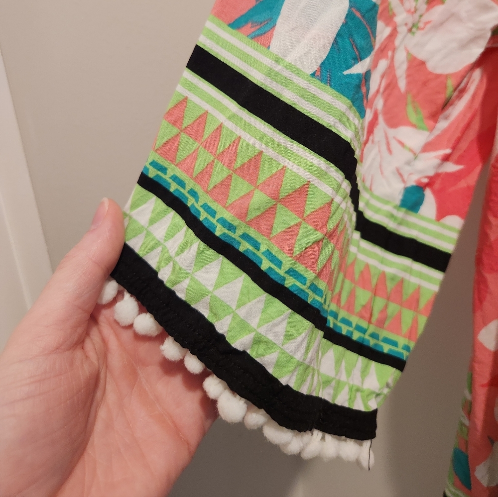 Bright Tropical Ruby Rd. Blouse - image 2